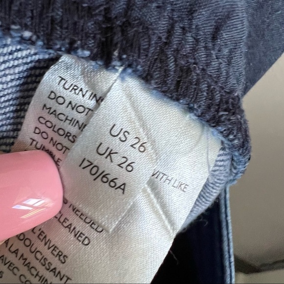 Pilcro & The Letterpress Button Fly Faint Printed Pants Printed Denim 26 - Picture 11 of 11